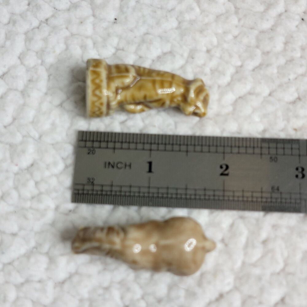 VTG WADE of England LOT Of 5 WHIMSIES Red Rose Tea Figurines Bear Giraffe Horse - Picture 6 of 12